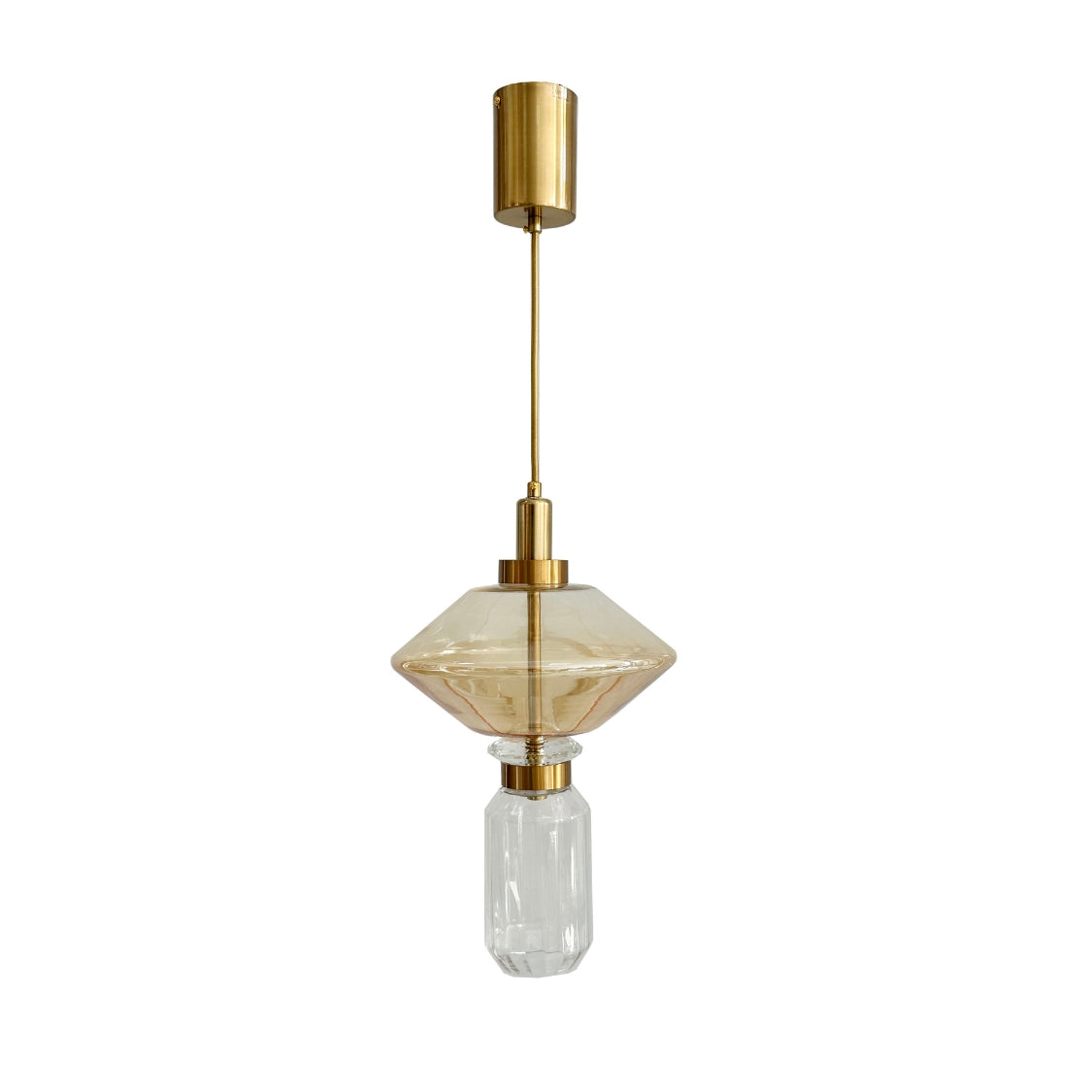 Load image into Gallery viewer, Nordic Metal Glass Pendant Light by Gloss (0944/A)
