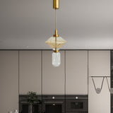 0944/A Nordic modern minimalist Metel Glass Pendant Light