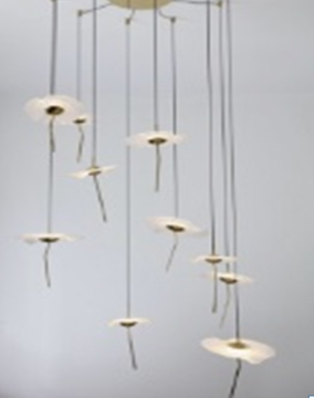 (DN1863) Chandelier by Gloss