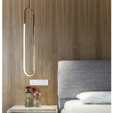 DP0047 Luxury Nordic U Shape Iron Acrylic LED Pendant Light