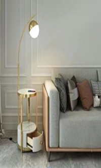 Marble Table Floor Lamp by Gloss (F9064)