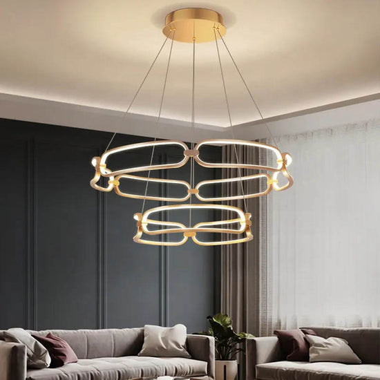 Aura LED Chandelier by Gloss (88092) - Best Chandelier for Living Room