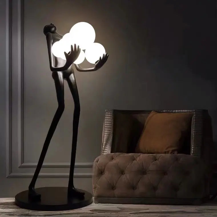 Unique Design Nordic Human-shaped Art Sculpture Floor Lamp by Gloss (L2036)