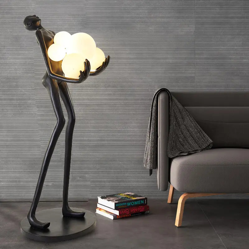 L2036 Unique Design Nordic Human-shaped Art Sculpture Floor Lamp