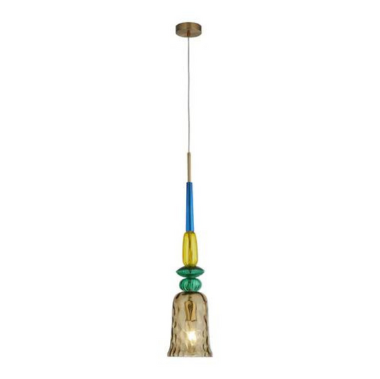 Load image into Gallery viewer, Iron Glass LED Pendant Light by Gloss (MD3212/F)
