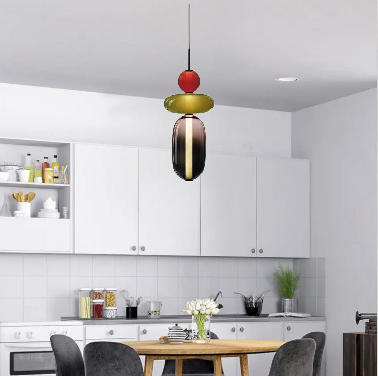 Load image into Gallery viewer, Nordic Glass Pendant Light by Gloss (MD3202-B)
