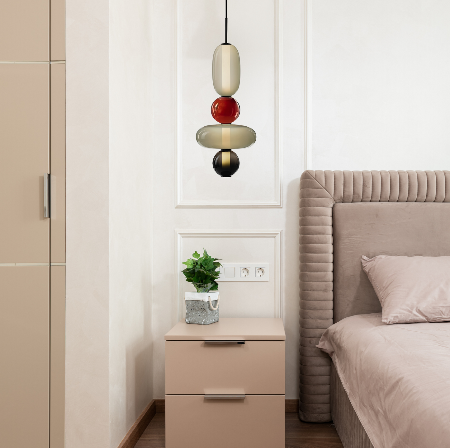 Luxury Glass LED Pendant Light by Gloss (MD3215-E)