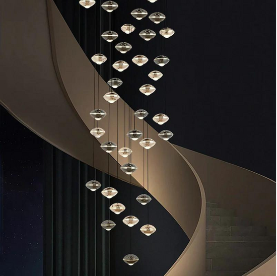 Load image into Gallery viewer, Loft Stair Chandelier by Gloss (P0723-36A)
