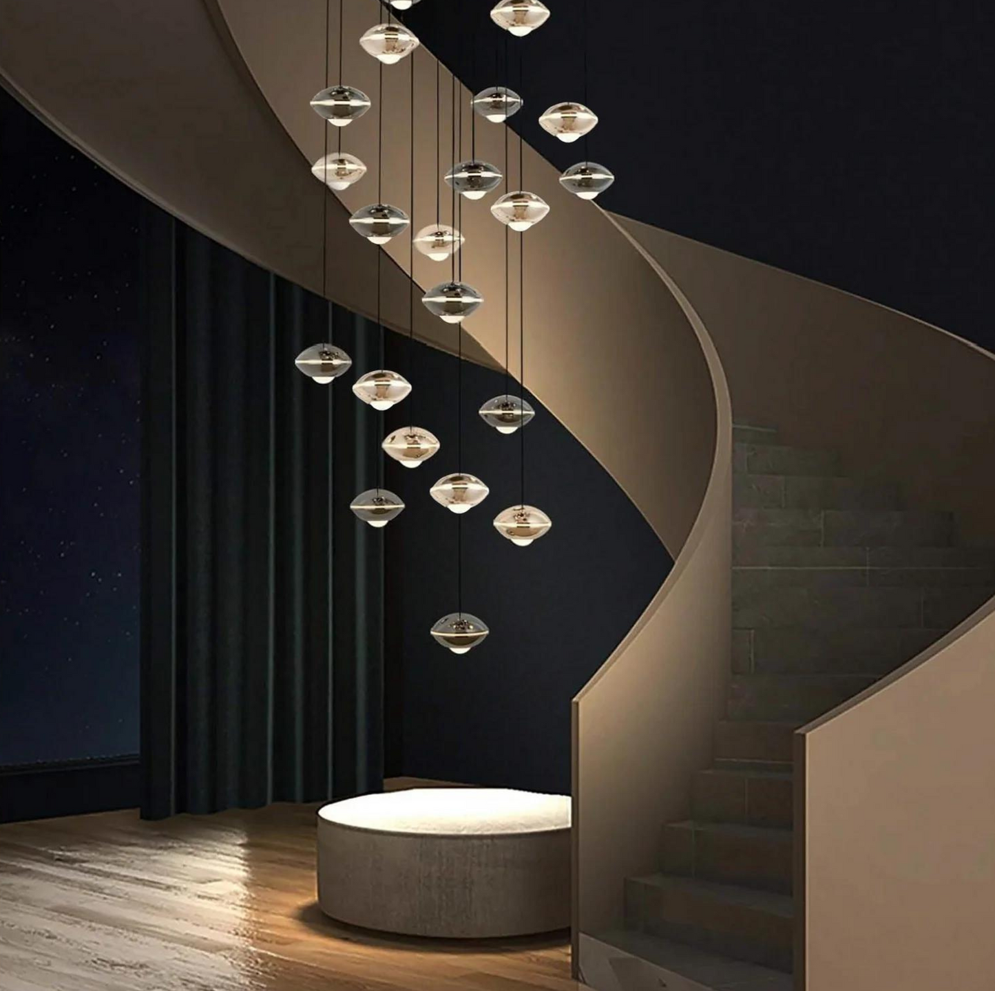 Load image into Gallery viewer, Loft Stair Chandelier by Gloss (P0723-36A)
