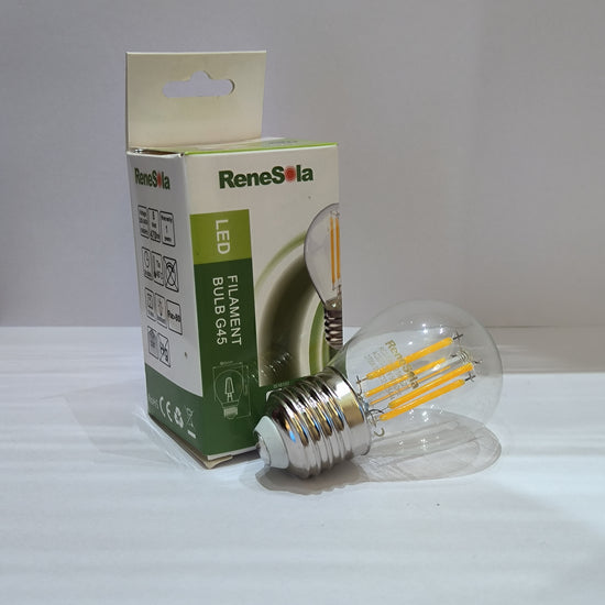 Renesola  LED Filament Bulb: Round Shape, 5W Lumens LED at the Best Price by Gloss (E-27)