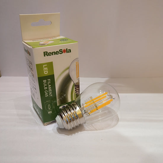 Renesola  LED Filament Bulb: Round Shape, 5W Lumens LED at the Best Price by Gloss (E-27)