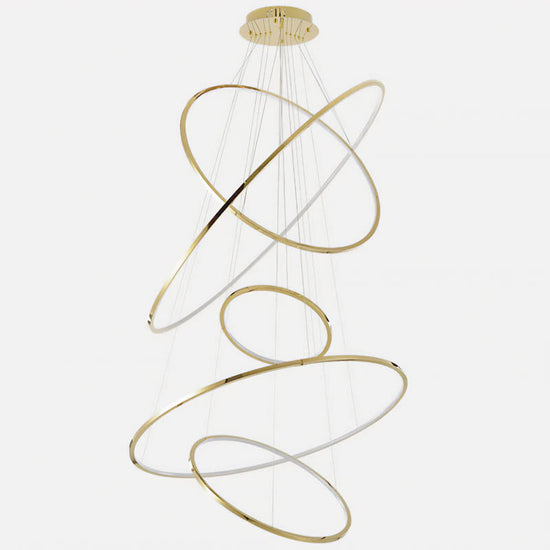 BUY online Rose Gold Chandelier by Gloss (AM061-4+6+8+10+12) at best price - Best Chandelier for Living room decor