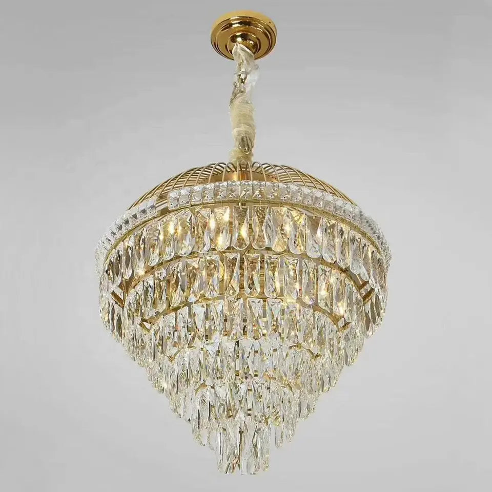 SR88253/55 Premium Gold Crystal Modern Chandeliers Light for modern villa, dining room, living room, hotel lobby, home