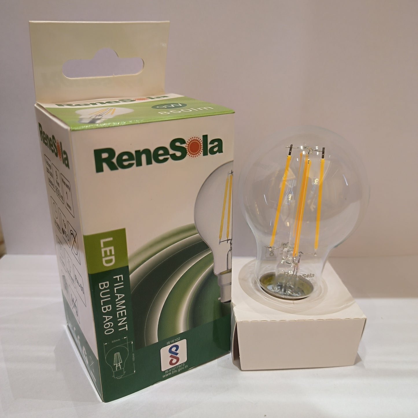 Load image into Gallery viewer, The Best Price on  LED Filament Round Shape Bulb 9W by Renesola  (B-22)
