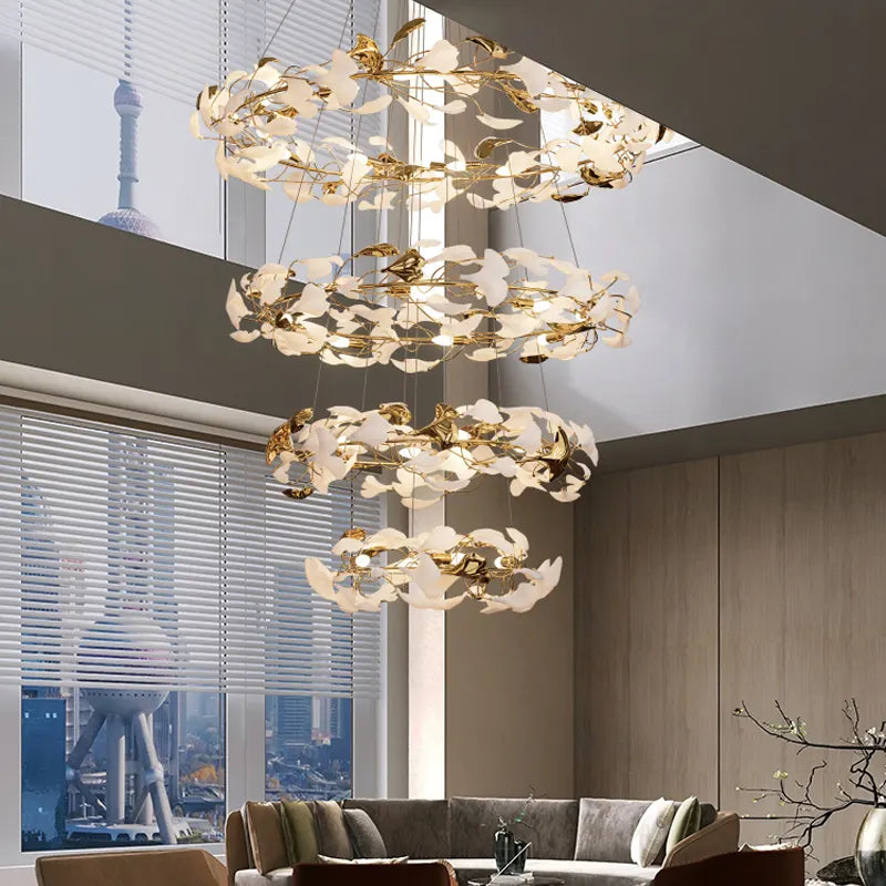 Load image into Gallery viewer, Iron Art Double Height Chandelier by Gloss (XQ-CR005)
