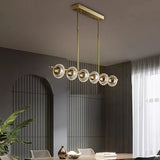 L9006-S Copper chandeliers living room luxury multi-head led post modern new lighting crystal chandelier