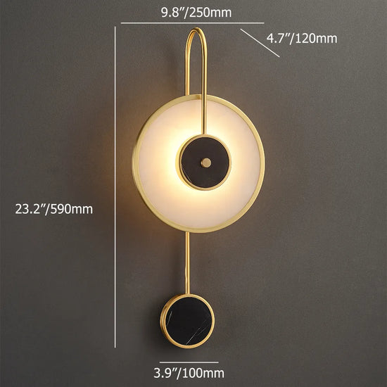 Unique Premium Stone LED Wall Lamp by Gloss (B803)