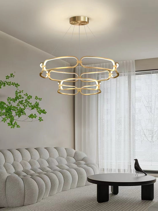 Premium Luxury Modern LED Chandelier Light by Gloss (8809)