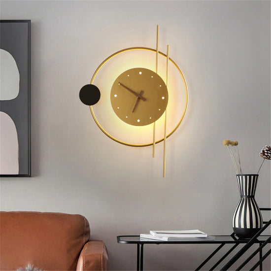 Nordic LED Light Art Wall Clock by Gloss (9032)
