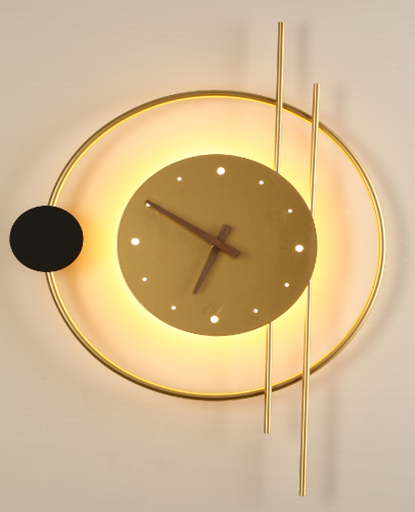 Nordic LED Light Art Wall Clock by Gloss (9032)