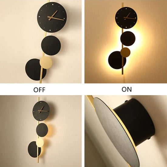 Load image into Gallery viewer, Creative Wall Clock Light by Gloss (9035)
