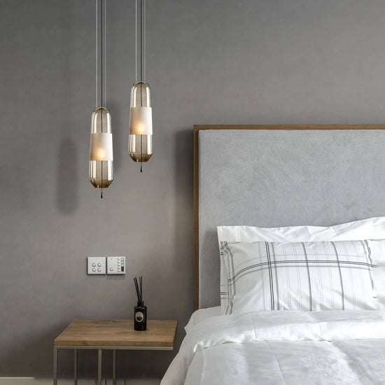 Load image into Gallery viewer, Modern Glass Pendant Lights Hanging Lamp by Gloss (9525)

