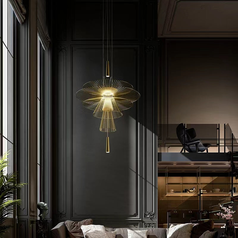 9586 Luxury Modern Led Pendant Light For Dining Room Art Decor Pendant Lighting Nordic Spot Led Light Fixture (Single Piece)