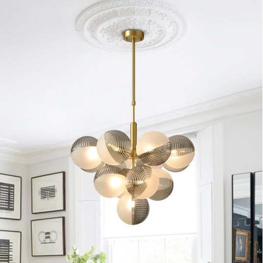 Modern Design Bubble Chandelier Light by Gloss (9590)