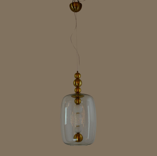 Modern Full Color Glass LED Pendant Light by Gloss (A1846/B)
