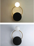 B807 Premium Brass antique wall lamp black G4 wall lamp for loft interior bedside and hallway lamp