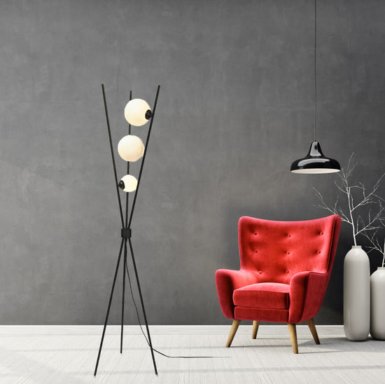 Premium Modern Design Three-Pronged Floor Lamp by Gloss (F9703)