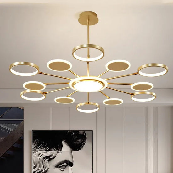 Living Room Contemporary LED Chandelier by Gloss (L9009)
