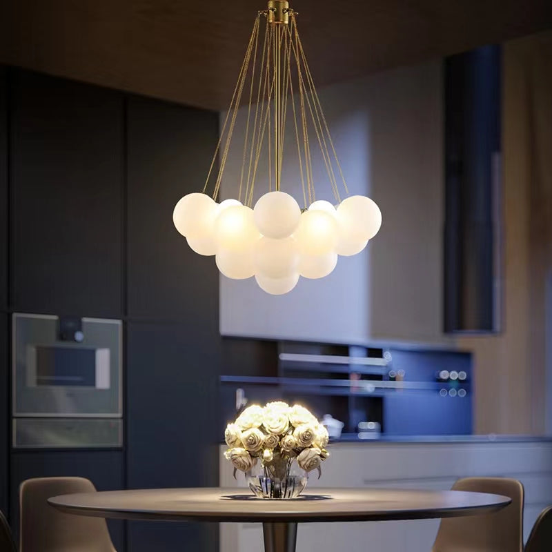 Luxury Nordic Bubble Ball Glass Chandelier by Gloss (L9046)