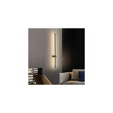 B873 LED Wall Lamp Long RGB Wall Light Atmosphere Decor For Home Bedroom Living Room Bar Corridor Sofa Background Wall Linear Luminaire (Single Piece)