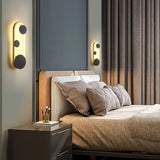 B868 Modern LED Gold and Black Indoor Wall Lamp