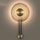 B804 Nordic Luxury Designer Glass Copper Wall Lamp