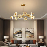 L9005 Luxury North Copper LED Chandelier