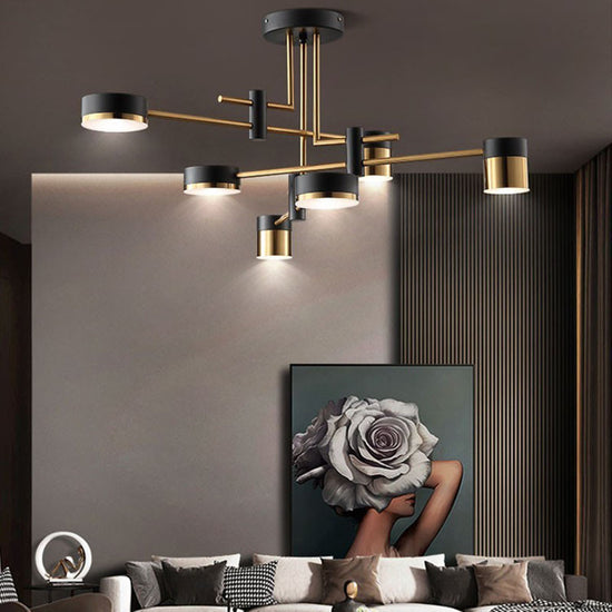 Load image into Gallery viewer, Modern Premium Luxury ceiling 6 Heads Led Chandelier Light by Gloss (9001)
