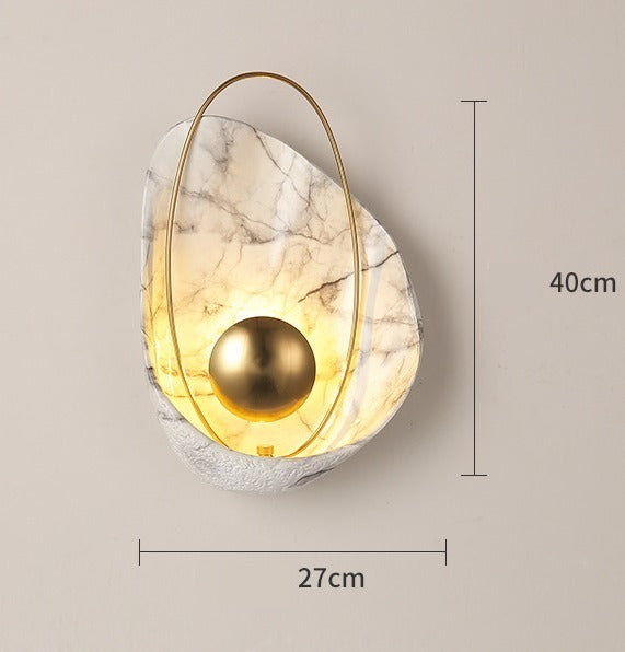 B802 Modern Luxury Style Nordic Shell Wall Lamp