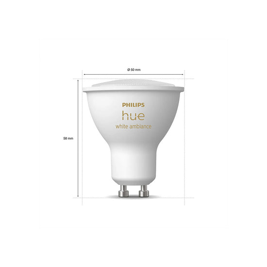Load image into Gallery viewer, Philips Hue 5.5 Watt White Ambiance Single Bulb
