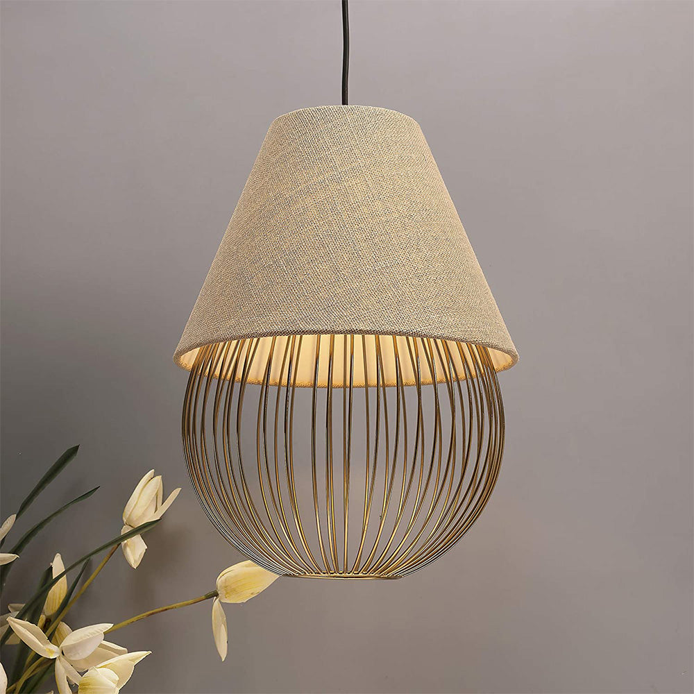 Load image into Gallery viewer, Philips 31427 Muziris Conical Fabric Pendant
