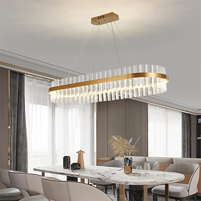 Load image into Gallery viewer, Modern Ceiling Chandelier light, Iron Glass Led Brass Triangular Chandelier light for Living Room, Dining Room, Indoor Home Decor, hotel, Restaurant by Gloss (SR80010/L1200)
