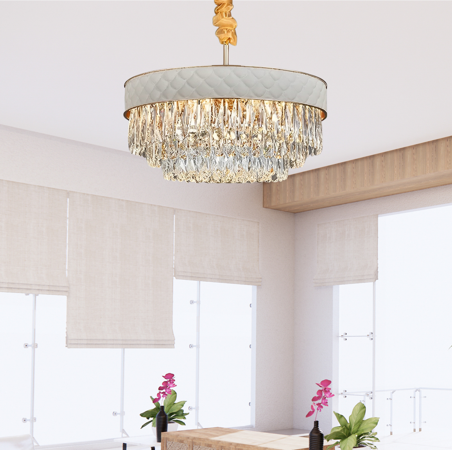 Load image into Gallery viewer, Regal Opulence Crystal Chandelier by Gloss (SR88205/60)
