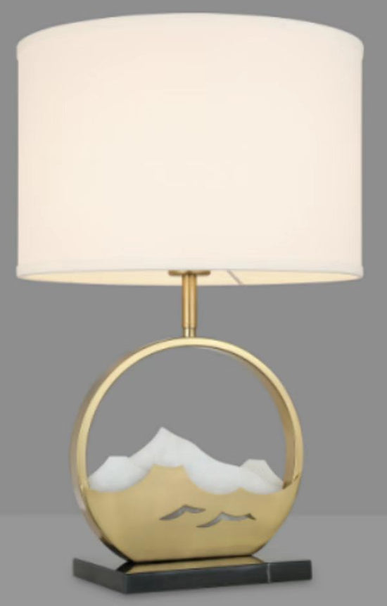 Acrylic Gold Iron Table Desk Lamp by Gloss (T6802)