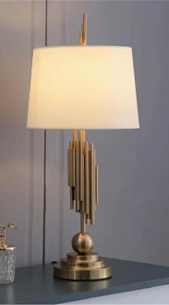 Unique Design Table Desk Lamp Golden Desk Light For Bed Room, Living Room, Hotel. Cafe by Gloss (T9235)
