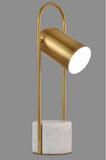 T9640 Premium Fidel Marble Base Table Lamp for bedroom, living room, office, children's room