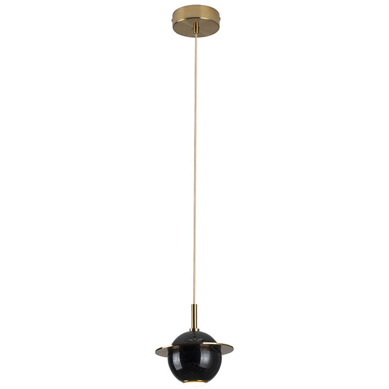 8039 Luxury Black Marble Hanging Lamp