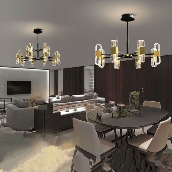 Heads Premium Luxury Kitchen Large Chandelier Light by Gloss (9066/12)