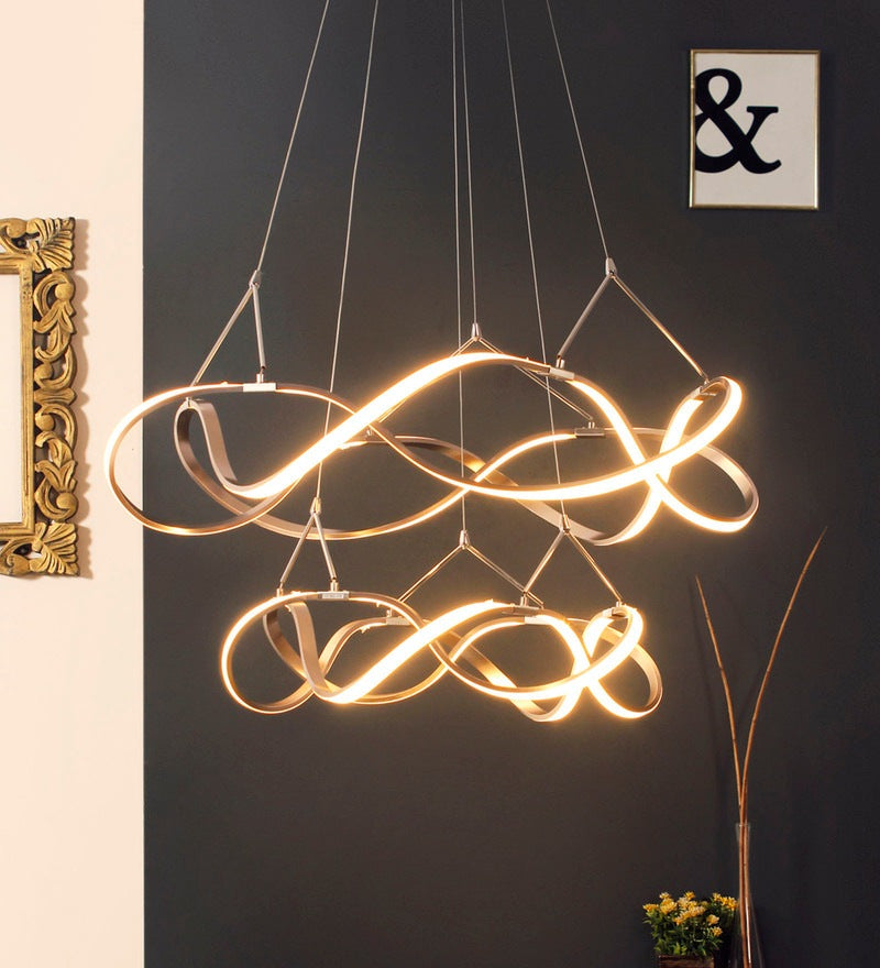 Load image into Gallery viewer, Premium Luxury Rose Gold Metal and Acrylic Led Chandelier by Gloss (8805)
